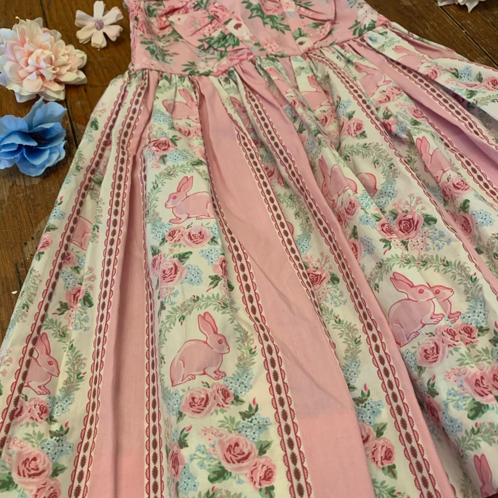 Eleanor Rose Garden Bunnies Dress - Picture 14 of 15
